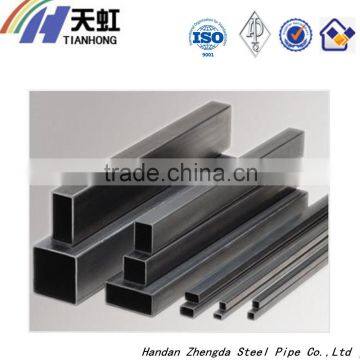 black rectangular steel tube