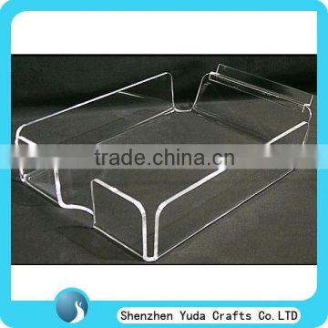 Wholesale slatwall acrylic display holder, slatwall plexiglass material container