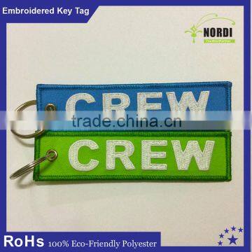 High quality twill remove before flight keychain making supplies