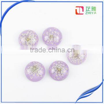 Sunflower Pressed Natural Real Flower Resin Cabochons, Flat Back Flower Resins Cabochon photo-5