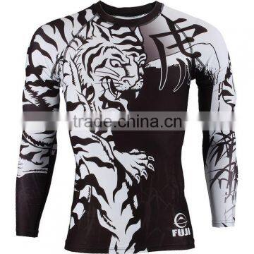 2016 Summer Men's Sublimation Rush Guard for Men's,men New Washable Rush Guard Sublimation,capsule Crop Style Print Rush Guards