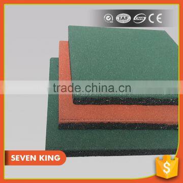 QINGDAO 7KING 1 inch thick outdoor rubber floor paver mat