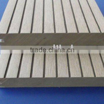 Vinyl Outdoor Solid Decking / Wood Plastic Composite