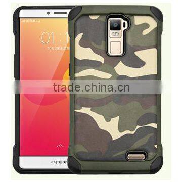 Hot sales Guangzhou camouflage dual layer hybrid armor case for OPPO R7 plus