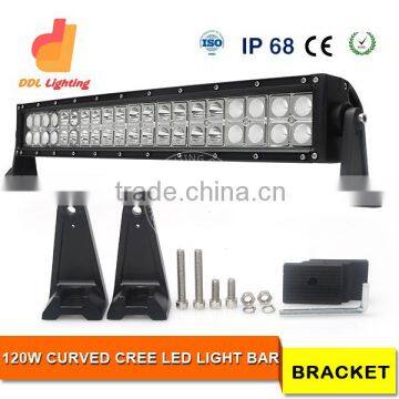 SUV/ATV/Truck Use 4x4 120w high power curv led light bar G2 curved bar