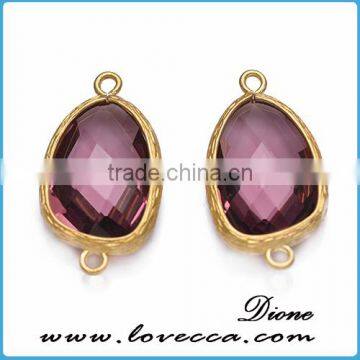 Wholesale fashion jewelry thailand women glass teardrop pendant