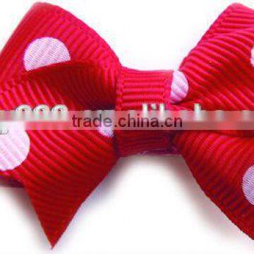 Porka Dots Satin Ribbon Bows Dot Decoration Bow for Dolls or Clothes Decorative Craft photo-4