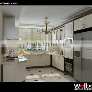 Luxur Traditional Vinyl Wrap Kitchen Cabinet