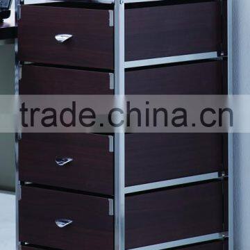 5 Drawer Rolling Storage Cart with wheels MDF Furniture