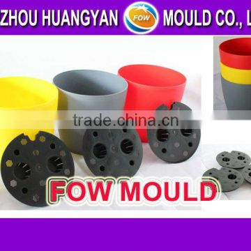 triangle plastic flower pot molds