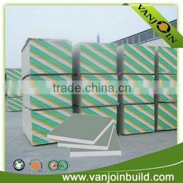 interior wall panels of gypsum board