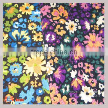 Satin Cotton Fabric Printed spandex