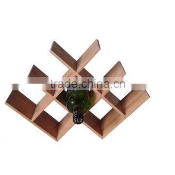 Bamboo 8 bottle wine Rack