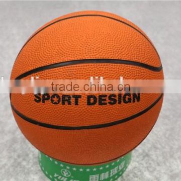 size1/2/3/4/5/6/7 rubber basketball wholesale for kids /children/mini basketball