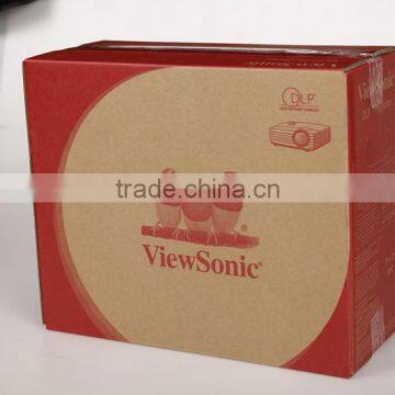 Custom Hand-Made Recycle E- Flute corrugated Paper Pizza Box manufacturer, cheap price carton pizza delivery box for