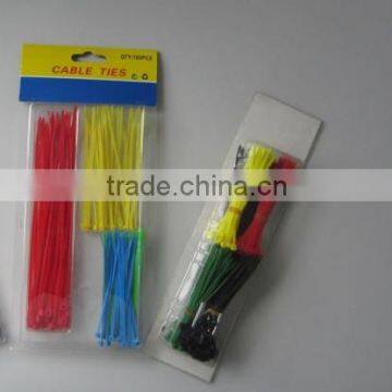 High quality nylon cable ties (Multicolour)