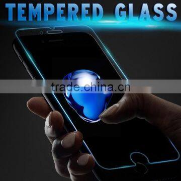 New!!! Guangzhou Factory offer 9H 0.33MM 2.5D tempered glass screen protector for iphone 7