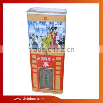 tea tin pill metal box