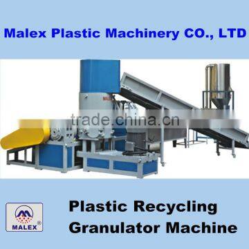 low price plastic granulate recycle machine