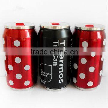 2015 new products stainless steel bottle/vacuum cup/thermos tin can with stainless steel cover