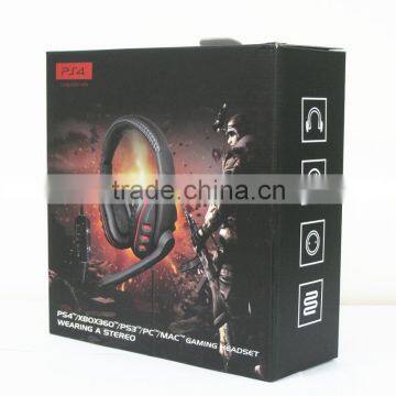 New Design Gaming Headset for PS4 With Microphone Earphone photo-3
