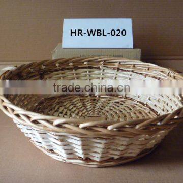 Colorful Handmade Willow Basket Sets With Handle for Fruit or Food photo-4