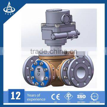 API 3 Way Ball Valves 4 Inches 304 Stainless Steel