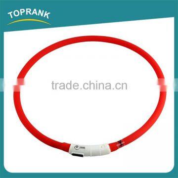 New Design Led Collars Usb Rechargeable Luminous Glow in the Dark Dog Collar photo-2