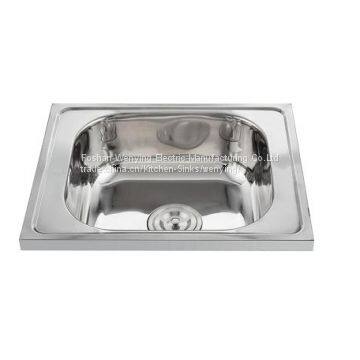 Russian design 50*40 cm rectangular kitchen sink without faucet