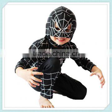 Spiderman Black Venom Child Costume spider-man Costume Carnival/Halloween Hero Costume Child Full Body Spandex Spider Man Suit