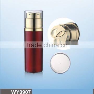 WY0907 good quality double chamber cosmetic dib-tube bottle,acrylic bottle