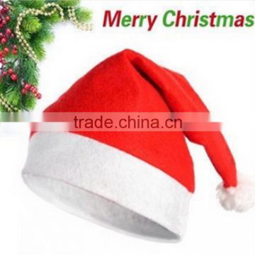 2015 wholesale red color christmas hat design,dancing christmas hats for party