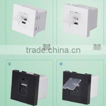 Wall Socket Type and Commercial Application Usb Wall Socket photo-3