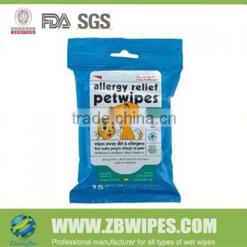 Soft Allergy Relief Pet Towelettes