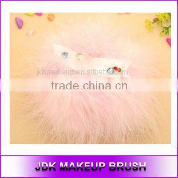 Pink Hairy Cosmetic Powder Puff