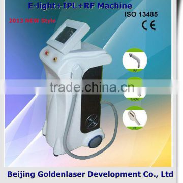 Vascular Treatment 2013 Laser Tattoo Removal Slimming Machine Cavitation E-light+IPL+RF Machine Ipl Machine For Beast Enlarging 515-1200nm