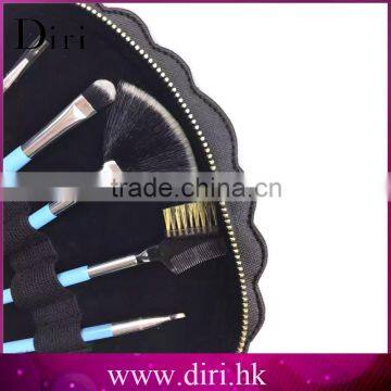 Best Private Label Professional Synthetic Cosmetic Makeup Brush Set With Leather Traverl Bag Case photo-5