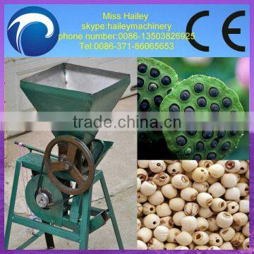 best quality lotus nut sheller/lotus seed peeler/lotus nuts shelling machine 0086-13503826925