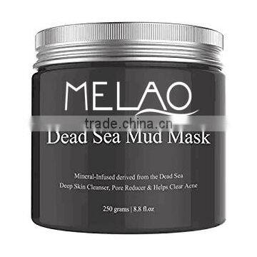 MELAO Beauty Dead Sea Mud Mask for Facial Treatment, 250g / 8.8 fl.oz