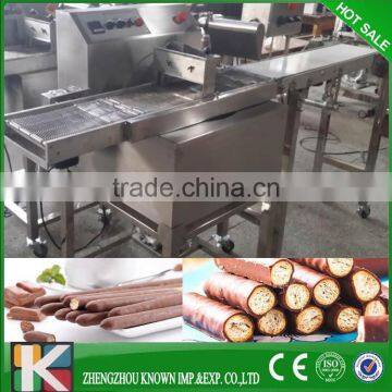 Hot Sale Manufacturing chocolate coating machine, chocolate enrobing machine for sale