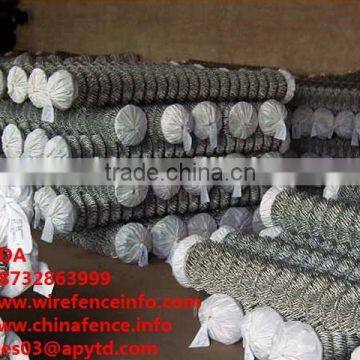 Stainless Steel Chain Link Fence/PVC-coated Chain Link Fence