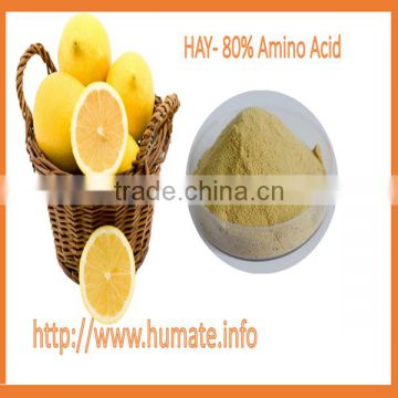 high quality vegetal source 80% amino acid