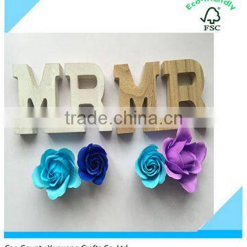 High Quality Decorative Customized Wooden Craft Wooden Letter photo-3