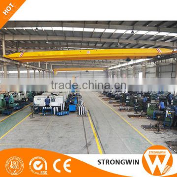 factory material handling double girder hook overhead crane hot sale