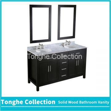 Tonghe Collection Espresso Bathroom Vanity Set Double Sink photo-4