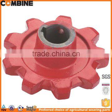 Agricultural roller chain sprocket 80417783 for New Holland Harvester