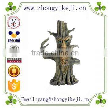 factory custom made resin hand painted tree man incense burner with nesting