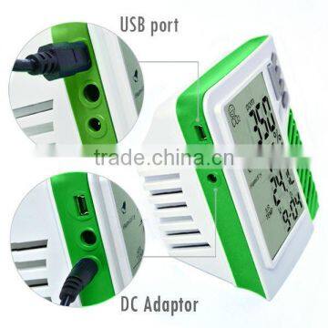 Wall Mount/Desktop Carbon Dioxide CO2 0-9999ppm Monitor Temperature RH Dew Point Wet Bulb TWA STEL Made in Taiwan photo-6