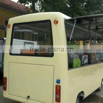 Outdoor Four Wheels Mobile Coffee Carts for Sale photo-2