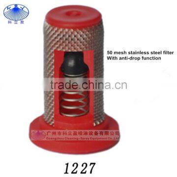 50 mesh ss 1227 agricultural sprayer filters with spring